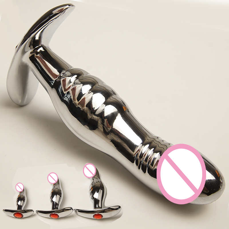 Fishing Boat Aluminum - Curved Anal Dildo Training Trainer,Metal But