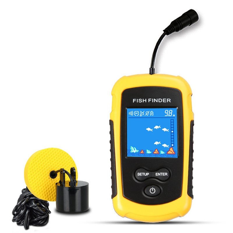 Fishing Boat Depth Finder - ABVL-Kayak Portable Fish Depth Finder Water
