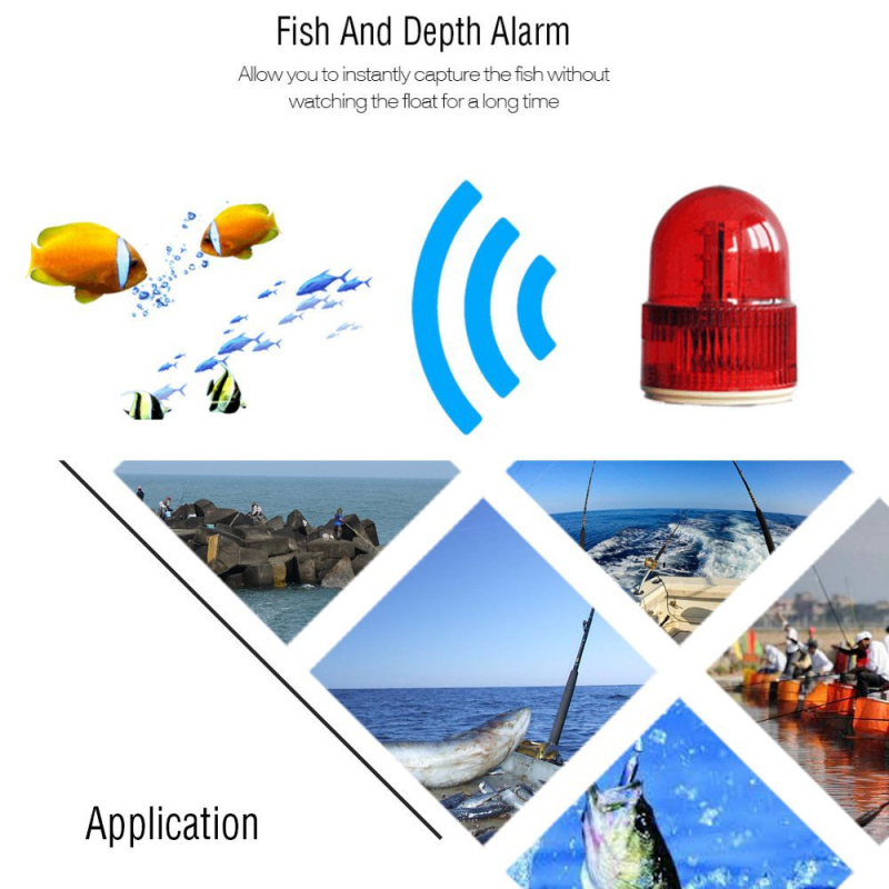Wireless Sonar Sensor Fish Fin – Fishing Boat Depth Finder recenzja i cena