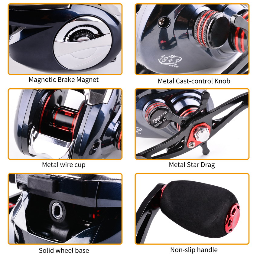 8.0:1 19+1BB Fishing Reel Left – Fishing Boat Steering Wheel recenzja i cena