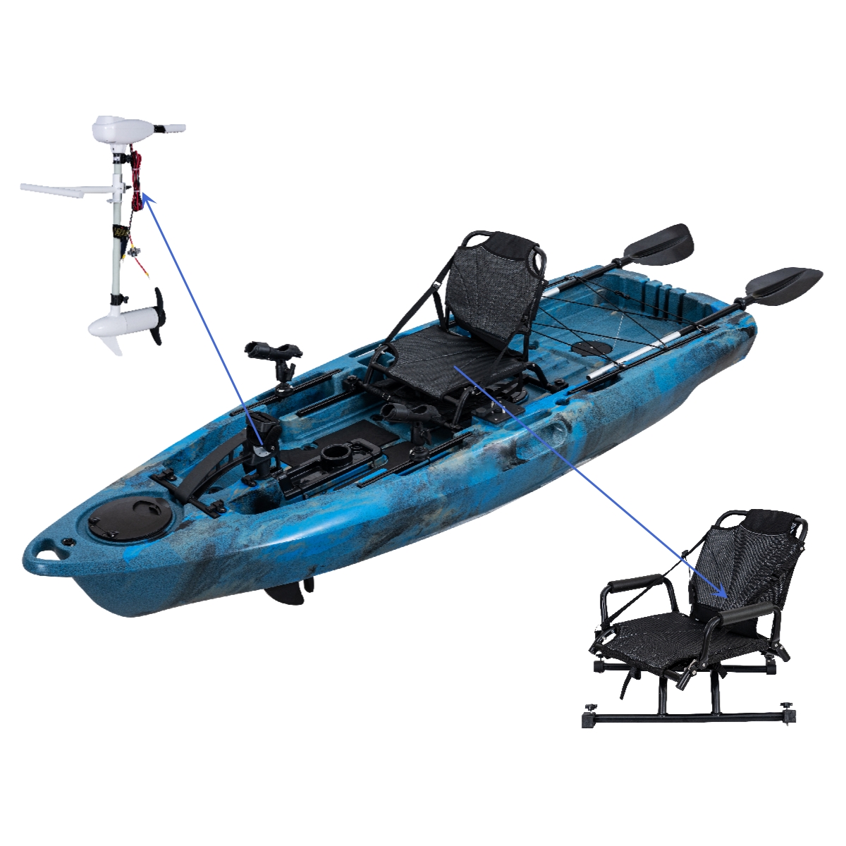 LSF Plastic Rowing Fishing Ele – Fishing Boat Paddle recenzja i cena