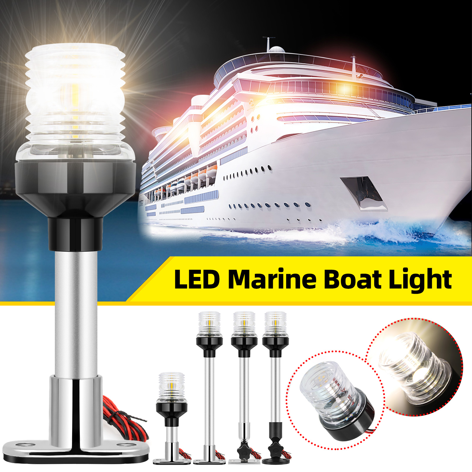 6/12inch LED Fold Yacht Naviga – Fishing Boat Paddle recenzja i cena