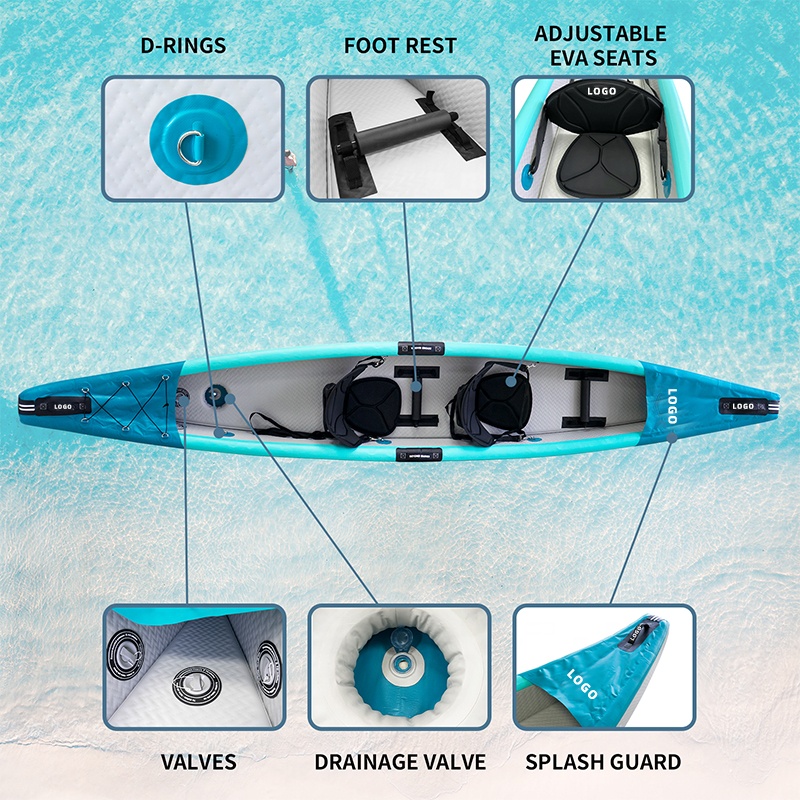 Drop Stitch Kayak Inflatable C – Fishing Boat Fiberglass recenzja i cena