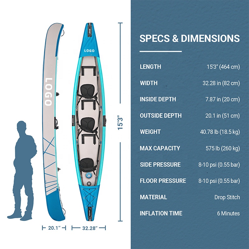 Drop Stitch Kayak Inflatable C – Fishing Boat Fiberglass recenzja i cena