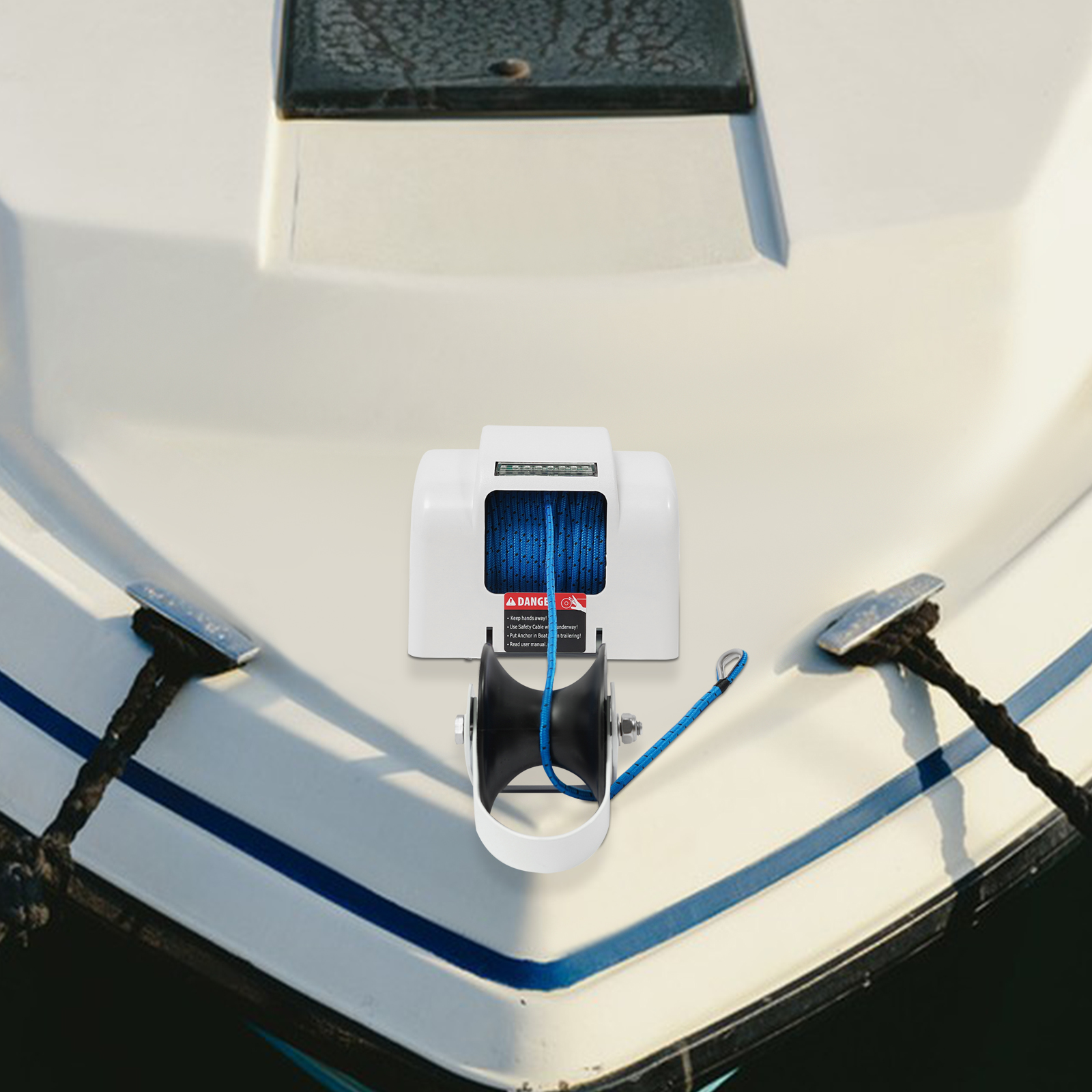 12V Electric Anchor Winch 45LB – Fishing Boat Anchor Winch recenzja i cena