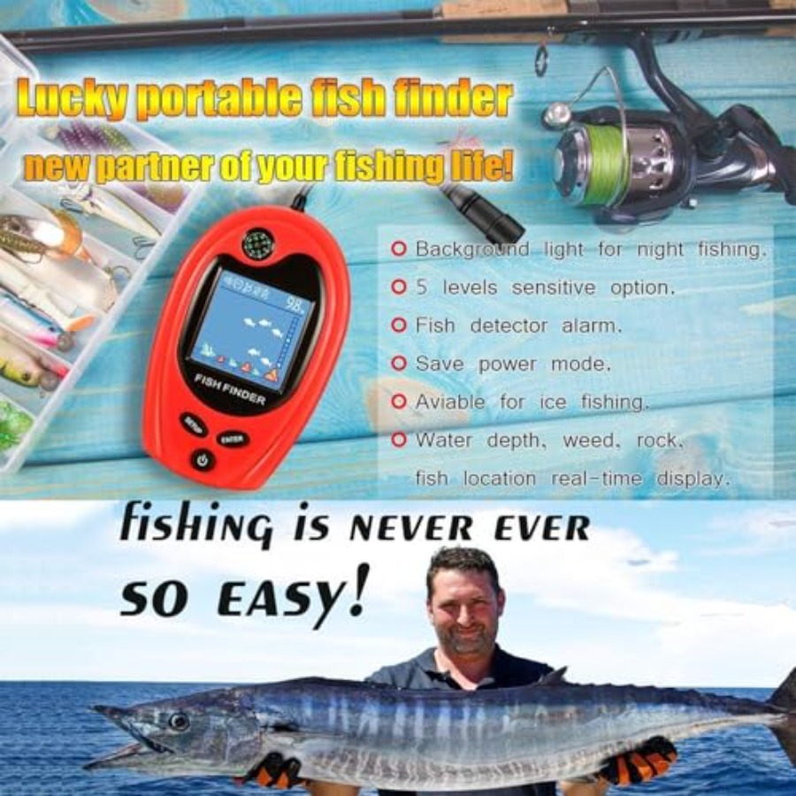 Sonar Portable Fish Finder Tra – Fishing Boat Depth Finder recenzja i cena