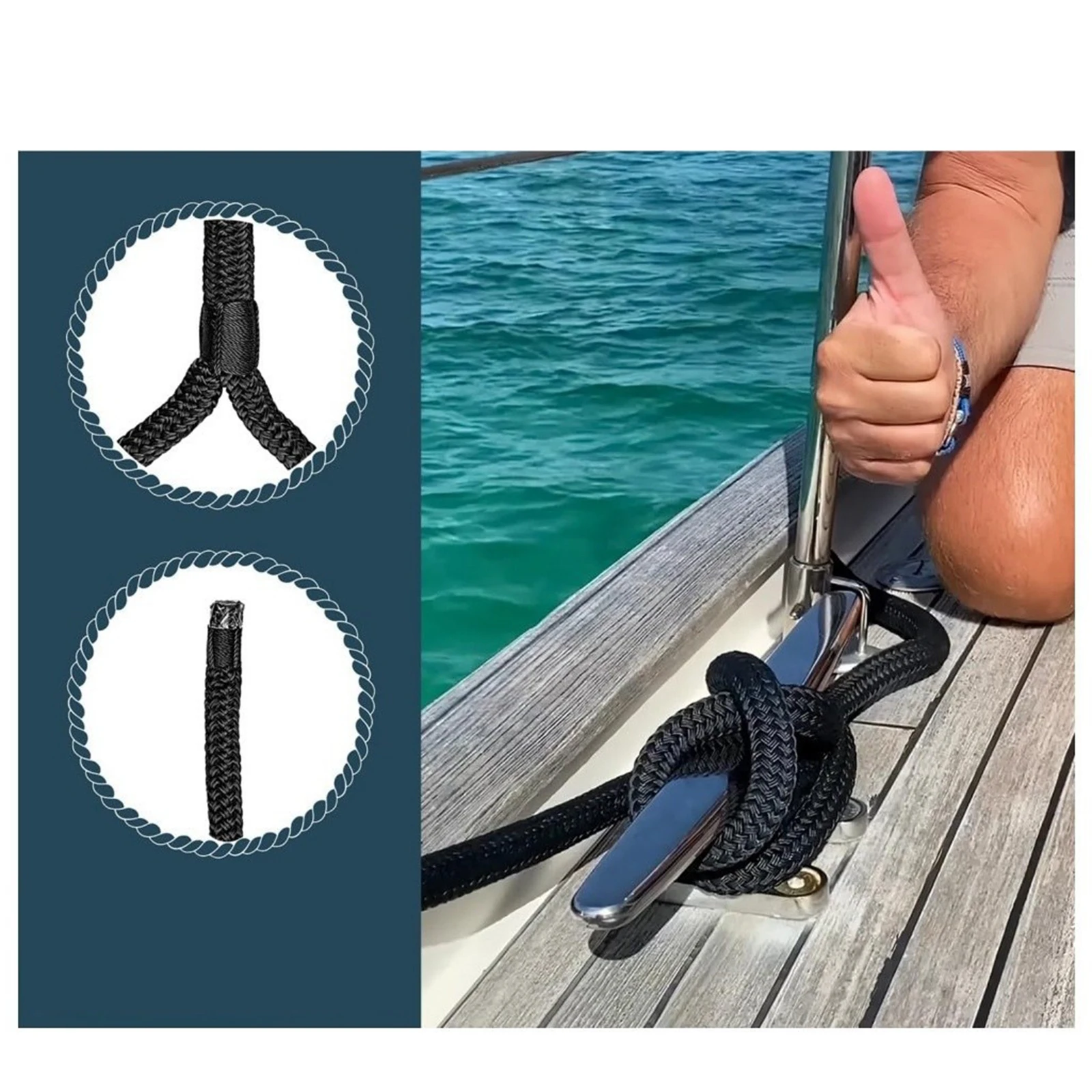 Marine Dock Rope Nylon Docking – Fishing Boat Paddle recenzja i cena