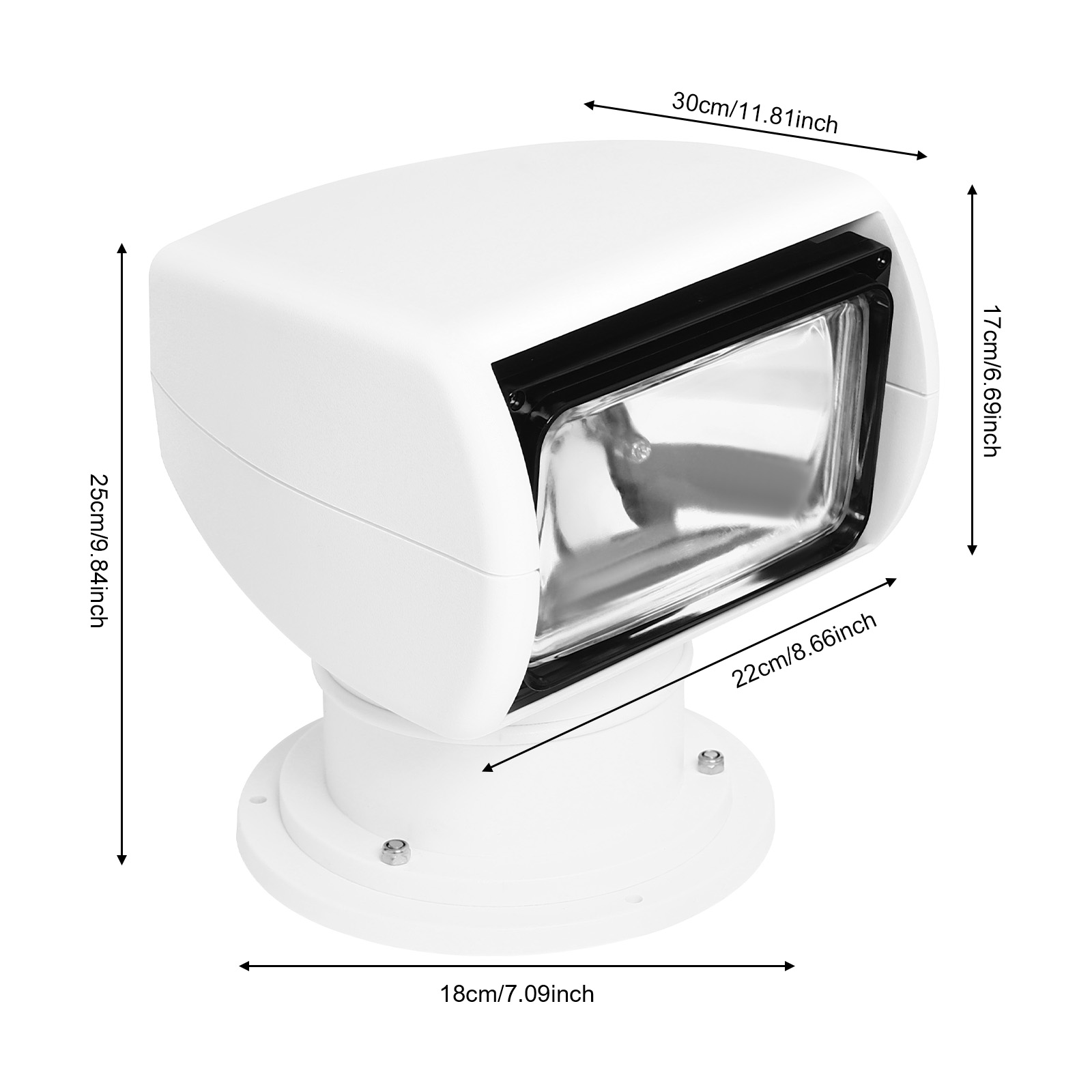 12V 100W Marine Spotlight Boat – Fishing Boat Navigation Light recenzja i cena