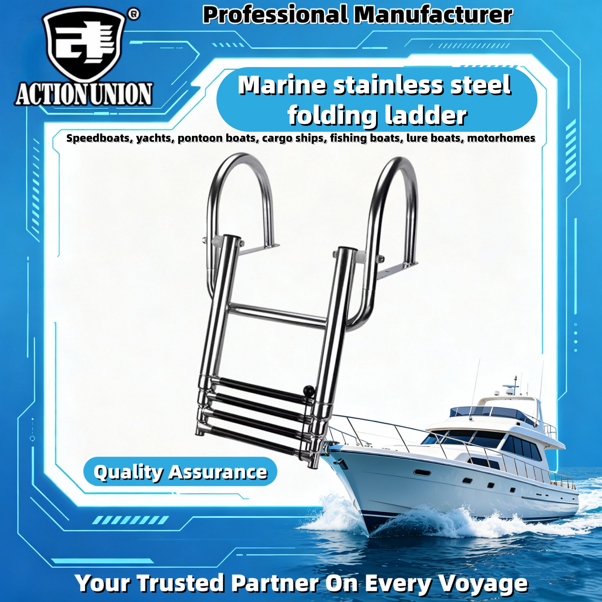 Exploration Boat Ladder Stainl – Fishing Boat Steering Wheel recenzja i cena