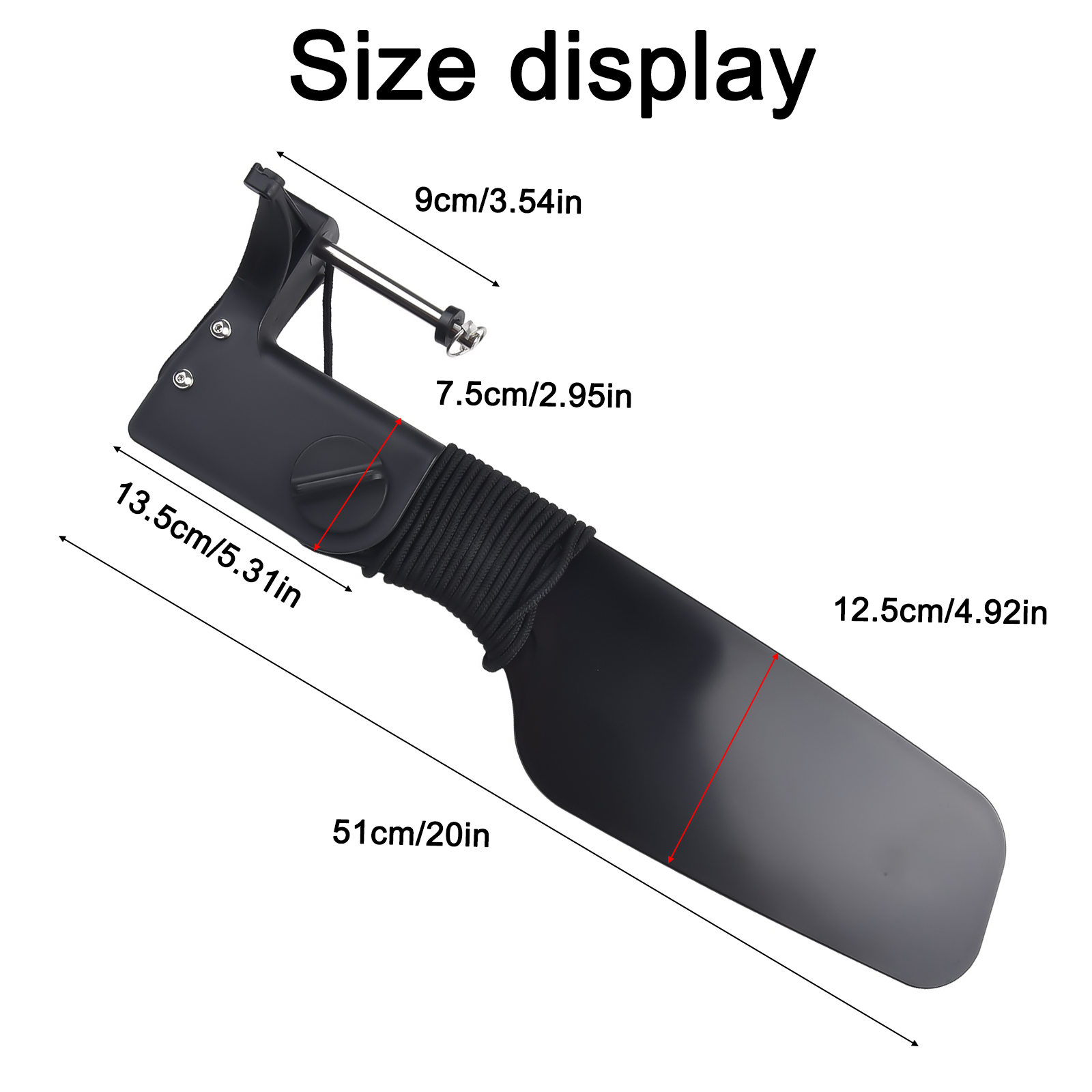 Boat Rudder for Kayak Canoe wi – Fishing Boat Steering Wheel recenzja i cena